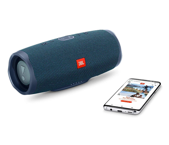 JBL Charge 4 Portable Waterproof Bluetooth Speaker - Blue 6 in UAE