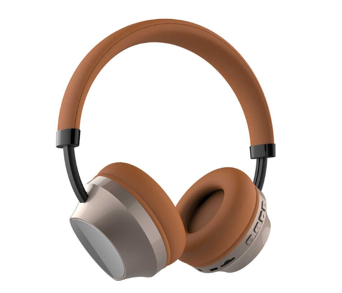 Sodo Original SD-1008 Stereo Audio Bluetooth Headphones Wireless Big Headset Sports Earphone - Brown 2 in UAE