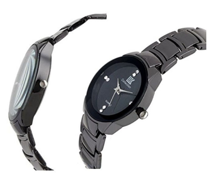 Analogue Black Dial Couple Watch - Black 2 in UAE