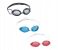 Bestway 21071 Hydro-Swim IX-1300 Goggles - Red 2 in UAE