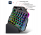 HXSJ 3 Pcs PUBG One Hand Mini Keyboard Gaming Wired with Mouse Only for Mobile with Connector - Black 3 in UAE