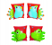 Bestway 32115 Dinosaur and Parrot Armbands - Red and Blue 2 in UAE