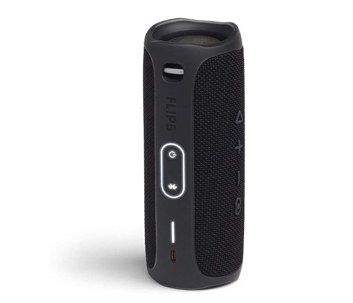 JBL Flip 5 Portable Waterproof Bluetooth Speaker - Black 3 in UAE