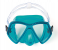 Bestway 22059 Hydro-Swim Essential Eversea Diving Mask - Blue 1 in UAE