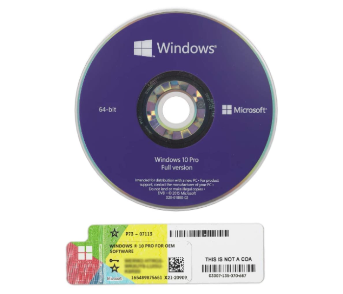 Microsoft Windows 10 Pro 32-64 Bit Retail- Product Digital Key 4 in OMAN