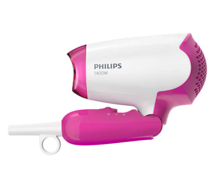 Philips BHD003/03 1400 Watts Dry Care Essential Foldable Handle Hairdryer - White And Purple 3 in UAE