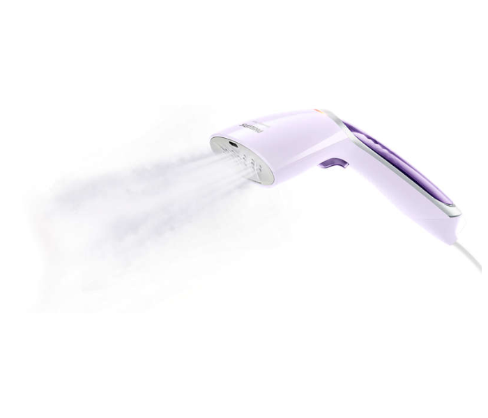 Philips GC360/36 1200W Steam And Go Plus Handheld Garment Steamer With Smart Flow Heated Plate - Purple 6 in UAE
