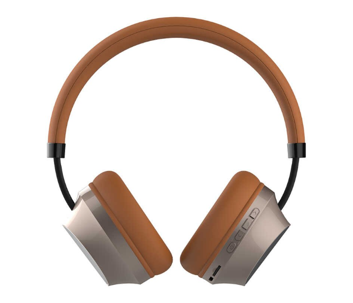Sodo Original SD-1008 Stereo Audio Bluetooth Headphones Wireless Big Headset Sports Earphone - Brown 1 in UAE