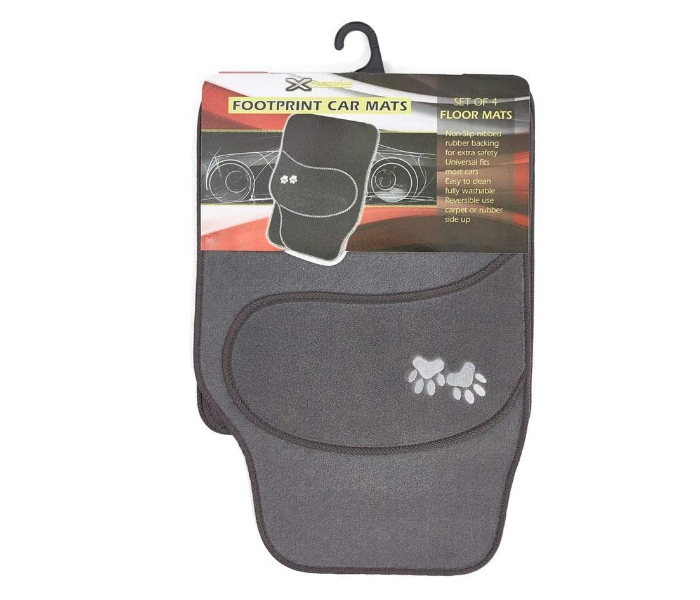 Set of 4 Xcessories Soft Line Car Floor Mat - Grey 1 in UAE