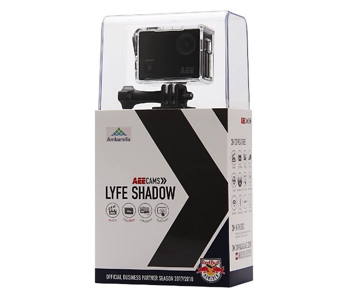 AEE ALS4K30 Lyfe Shadow 4K 30fps 16MP Action Camera - Black 4 in UAE