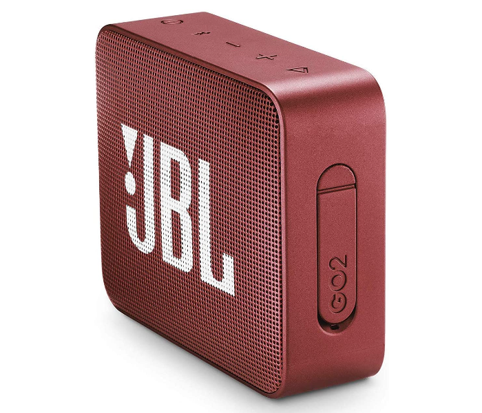 JBL GO 2 Rechargeable Waterproof Bluetooth Speaker - Red 3 in UAE