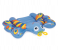 Bestway 42047 Surfer Boy and Girl Surf Rider - Blue 3 in OMAN