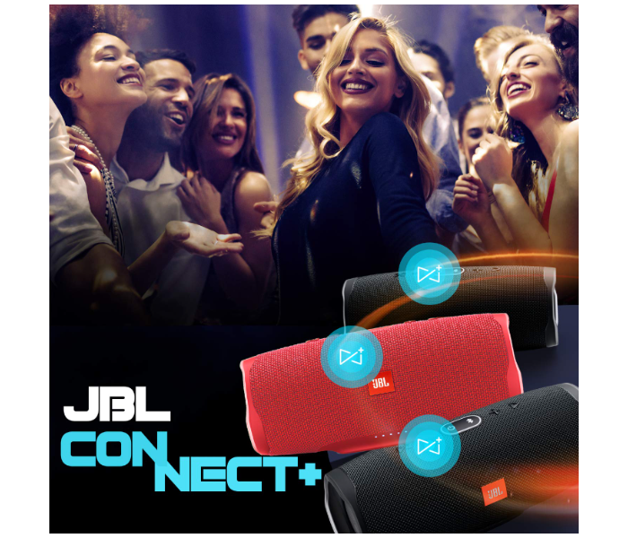 JBL Charge 4 Portable Waterproof Bluetooth Speaker - Red 5 in UAE