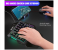 HXSJ 3 Pcs PUBG One Hand Mini Keyboard Gaming Wired with Mouse Only for Mobile with Connector - Black 2 in UAE