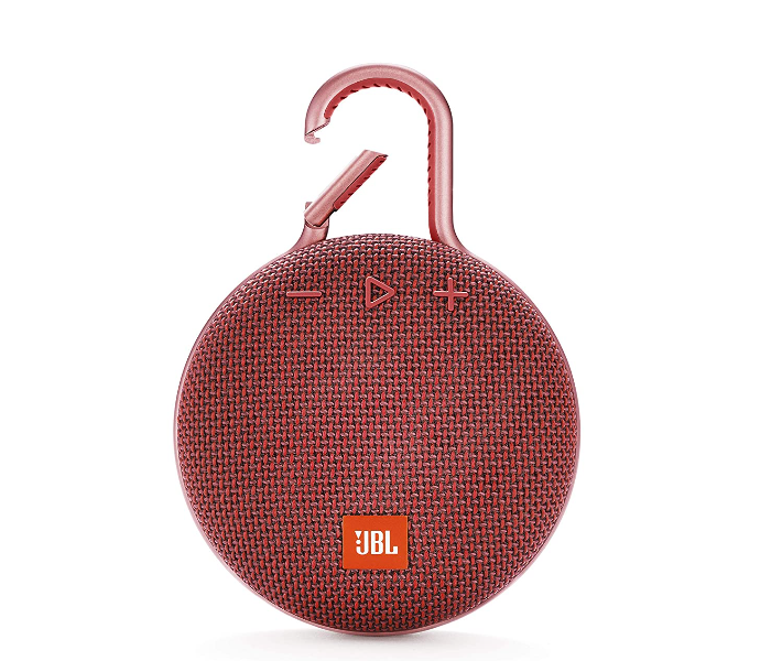 JBL Clip 3 Portable Waterproof Bluetooth Speaker - Red 1 in UAE