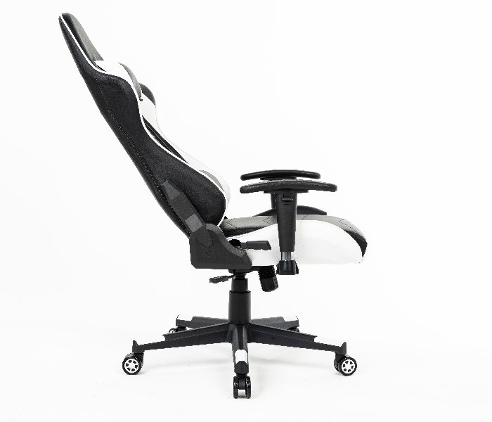 Mosco Durable Metal Frame Gaming Chair - White 4 in OMAN