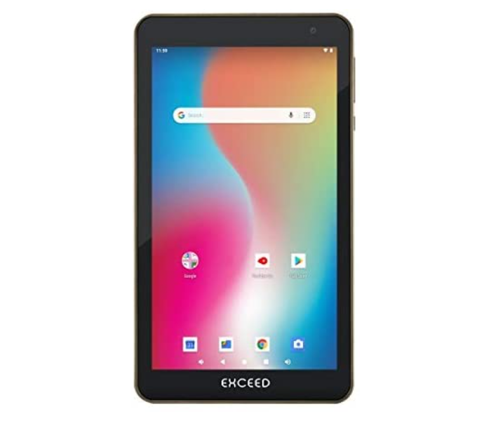 Exceed EX7W1 7 Inch 1GB RAM 16GB WiFi Quad Core Processor Android Tablet with Dual Camera- Grey 1 in UAE