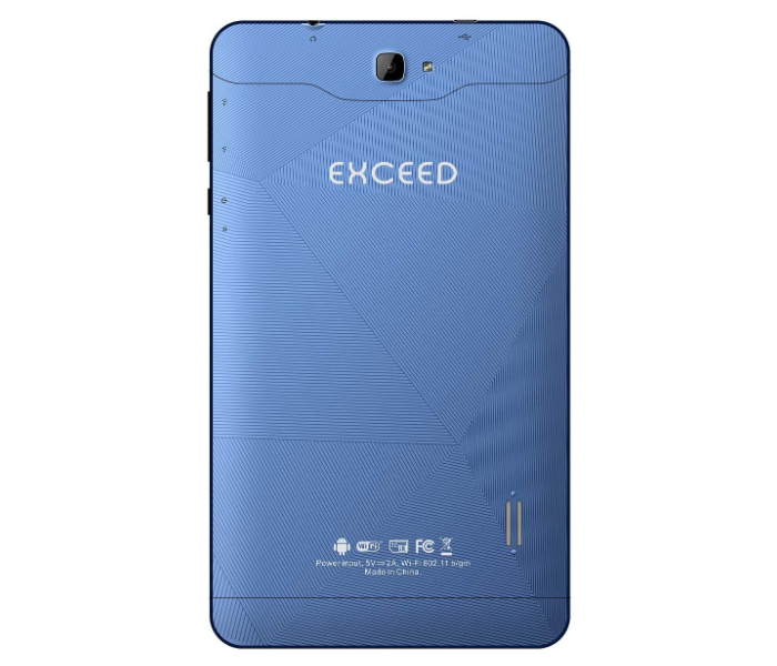 Exceed EX7SL4 Plus 7inch 1GB RAM 16GB Dual SIM Wi-Fi 3G Quad Core Processor Android Tablet - Blue 2 in UAE