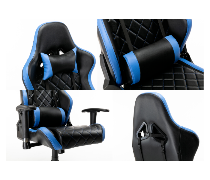 Tokio Durable Metal Frame Gaming Chair - Blue 6 in OMAN