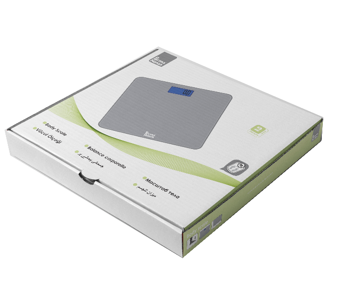 Permanenza TS-0919 Digital Glass Weighing Scale - Grey 1 in UAE
