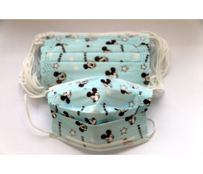 Health Care 20 Pieces Mickey Mouse Design Kids 3ply Face Mask – Blue 1 in UAE