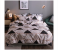 Triangle 6 Pieces High Quality Cotton Double Size Bed Sheet with Quilt Cover and Pillow Case - Brown 1 in UAE