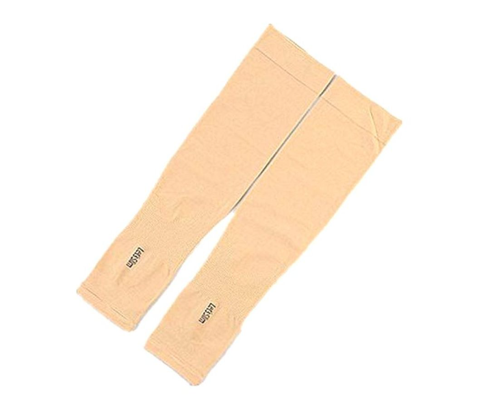 Lets Slim Protective Arm Sleeves - Pink 1 in UAE