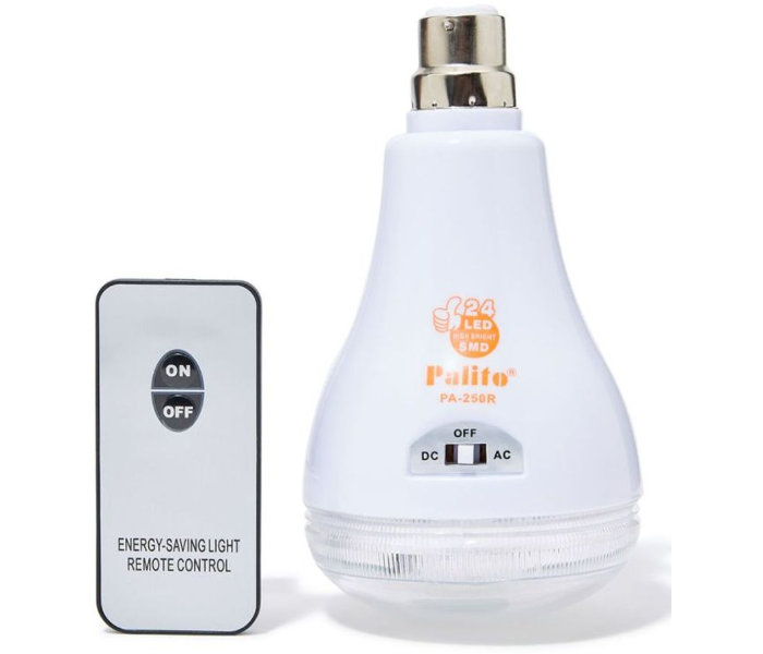 Palito PA 250R-1 Energy Saving LED Lamp with Remote Control - White 3 in UAE