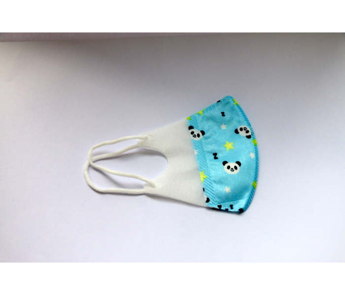 Reitech 20 Pieces Blue Panda Design Kids 3D Disposable Face Mask - Blue 5 in UAE