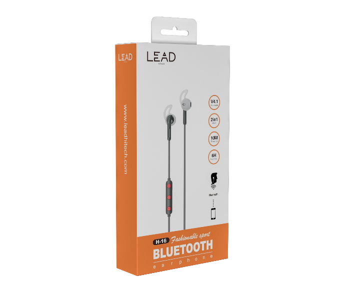Lead H-16 Wireless Headset - White 3 in UAE