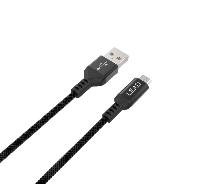 Lead Leopard S 1.2 Meter Micro USB Data Sync Charging Cable - Black 1 in UAE
