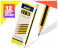 Merit 12 Pcs HB Pencil with Top Eraser 1 in UAE