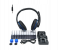 Mcbazel Dobe 5 in 1 Game Pack with Dual Charging Dock Headset with Mic for PS4 PS4 Slim PS4 Pro - Black 1 in OMAN