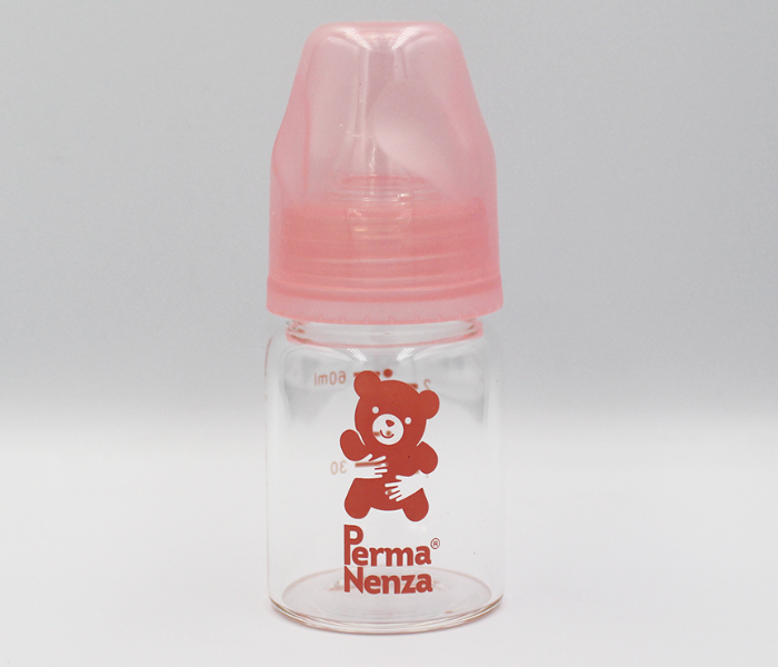 Permanenza PRHSL 60ml Standard Neck Glass Bottle - Pink 1 in UAE