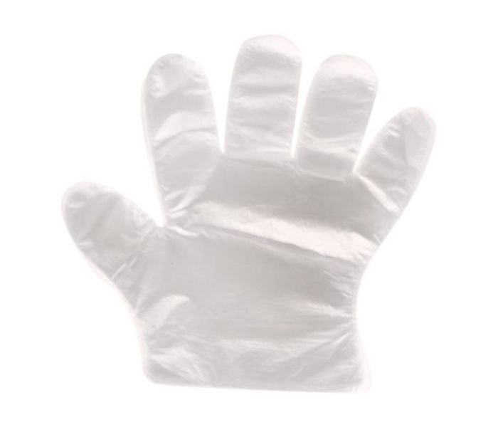 100-Piece Disposable Glove Set - Clear 1 in UAE