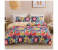 Floral 6 Pieces High Quality Cotton Double Size Bed Sheet with Quilt Cover and Pillow Case 1 in UAE