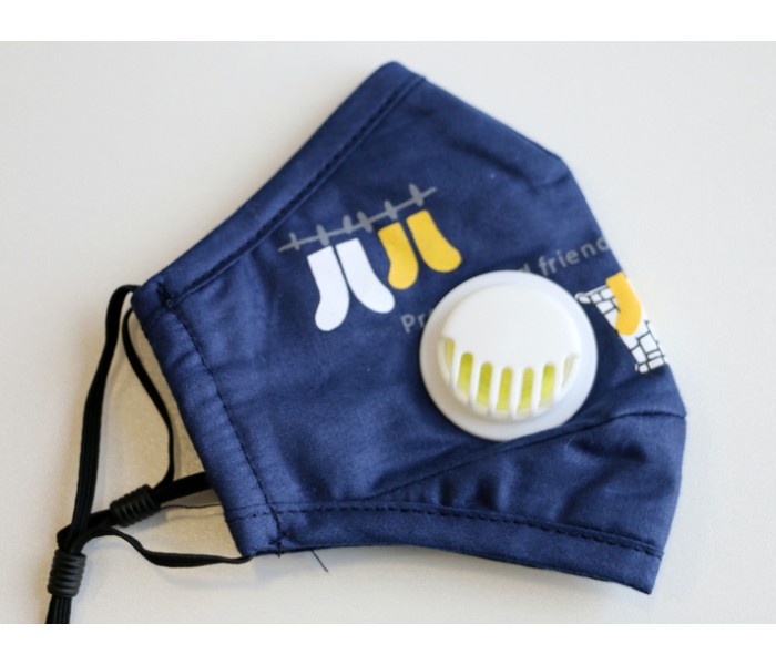 Classic 1Pc Active Printing N-95 Filters Dust Cover Kids Face Mask – Navy Blue 2 in UAE