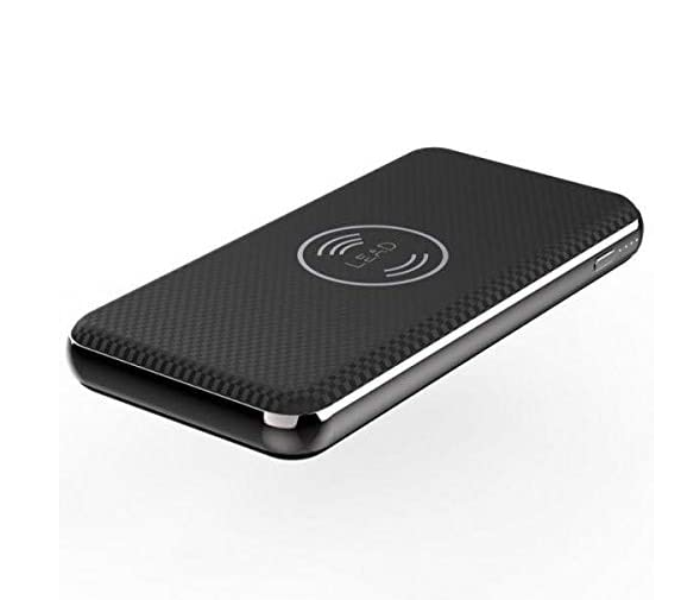 Lead JP-155 10000 mAh Wireless Power Bank - Black 3 in UAE