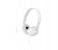 Sony MDR-ZX110AP Wired On-Ear Headphones With Tangle Free Cable 3.5mm Jack Headset With Mic For Phone Calls - White 1 in UAE