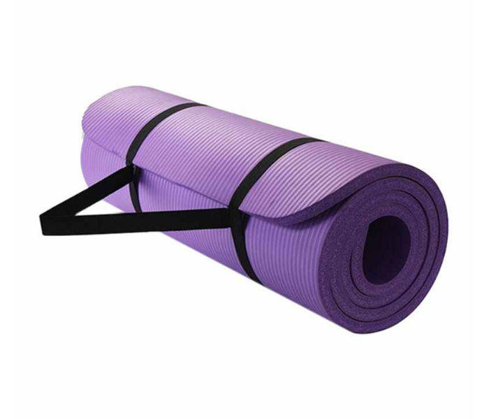 All Purpose Extra Thick Yoga Mat - Purple 1 in UAE