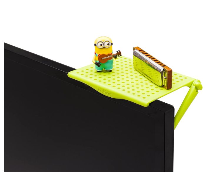 Bobino SCSHOLM Screen Shelf Stylish Minimalist Monitor Mounted Organizer - Lime 2 in UAE