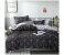 6 Pieces High Quality Cotton Double Size Bed Sheet with Quilt Cover and Pillow Case - Black 1 in UAE