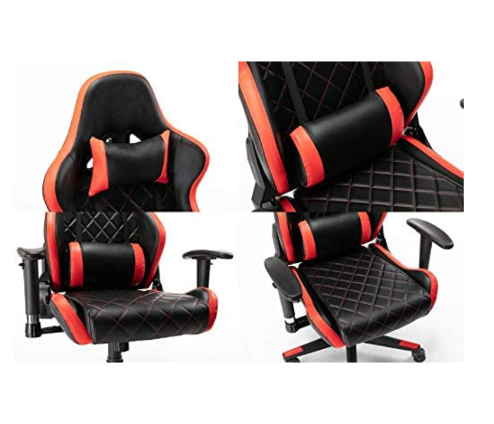 Tokio Durable Metal Frame Gaming Chair - Red 4 in OMAN