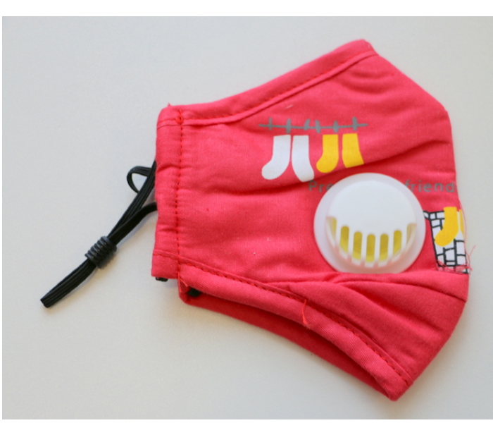 Classic 1Pc Active Printing N-95 Filters Dust Cover Kids Face Mask – Maroon 2 in UAE