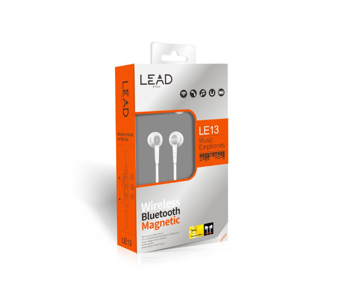Lead LE13 Wireless Headset - White 4 in UAE