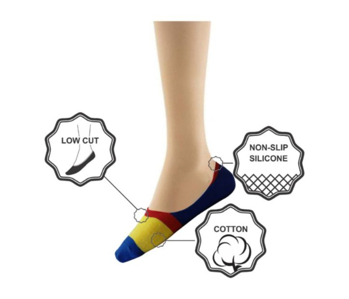Soko Mesh Pack Of 5 No Show Socks 3 in UAE