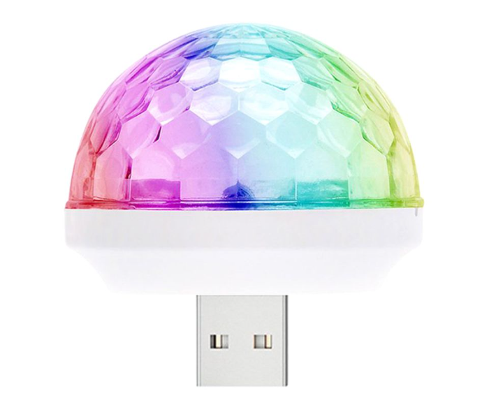 Mini USB LED Disco Light - Multicolour 1 in UAE