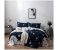 6 Pieces High Quality Cotton Double Size Bed Sheet with Quilt Cover and Pillow Case – Navy Blue 1 in OMAN
