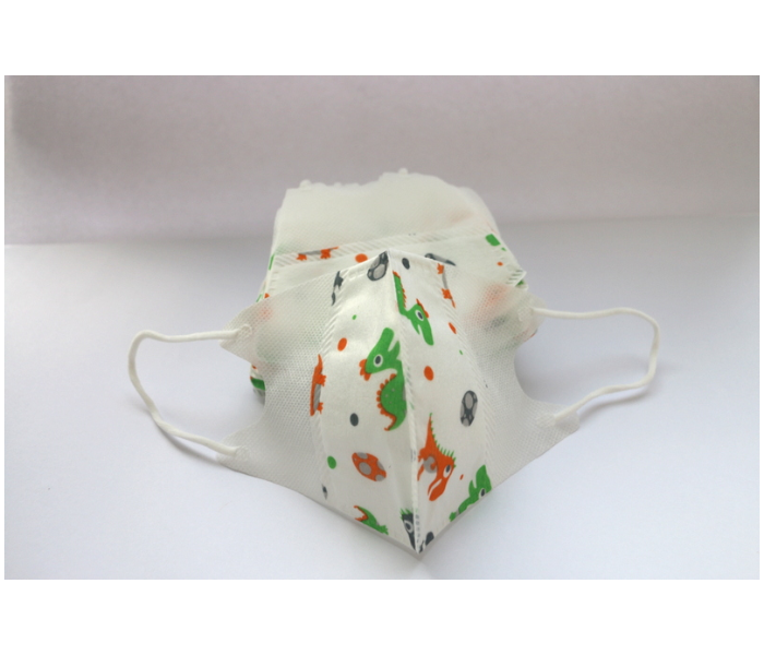 Reitech 20 Pieces Dinosaur Design Kids 3D Disposable Face Mask - White 6 in UAE