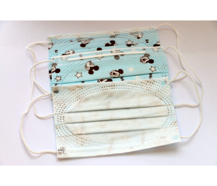 Health Care 20 Pieces Mickey Mouse Design Kids 3ply Face Mask – Blue 3 in UAE